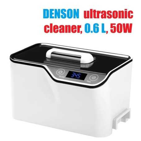 Bain à ultrasons Denson ACD-100, Volume 0,6 L, 50 W, Blanc