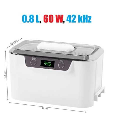 ACDS-300 de bain à ultrasons, volume 0,8 L, 60 W, 42 kHz