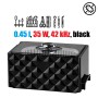 Nettoyant ultrasonique AD-3000, volume: 0,45 L, 35 W, 42 kHz, noir