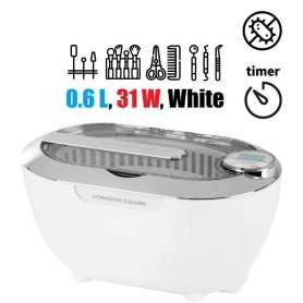 Ultraskaņas tīrītājs ACD-3840 tilpums 0,6 l, 31 W, balts