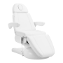 Sedia cosmetica Azzurro Lux 4m elettrico, bianco, con supporto