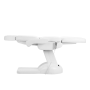 Cosmetic chair Azzurro Lux 4M electric, white, with stand