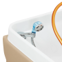 Silla de lavado beige Gabbiano Head Spa Maldivas