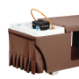 Lavare la sedia Gabbiano Head Spa Maldives Brown