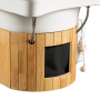 Professionelles Chaisel-Lounge Gabbiano Head Spa Bali mit eingebauter Waschbecken