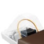 Профессиональный шезлонг со встроенной мойкой Gabbiano Bali Head Spa Washing Lounge Brown