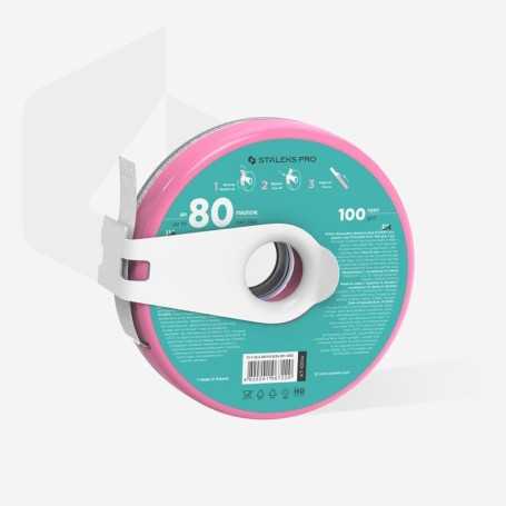 Replaceable file bande blanche dans une bobine en plastique 100 grit Staleks PRO EXPERT