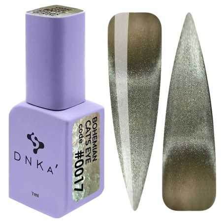 Dnka katės akis gelinis lakas 0017, 7 ml