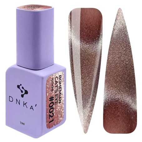 Dnka katės akis gelinis lakas 0021, 7 ml