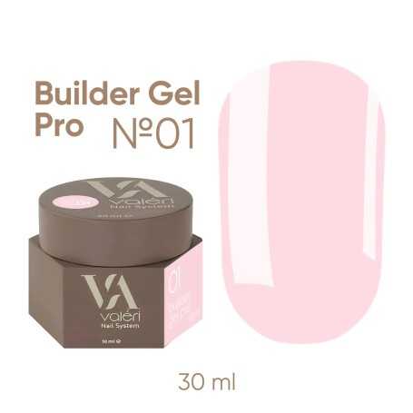 Valeri nagų priauginimo gelis PRO 30 ml 001