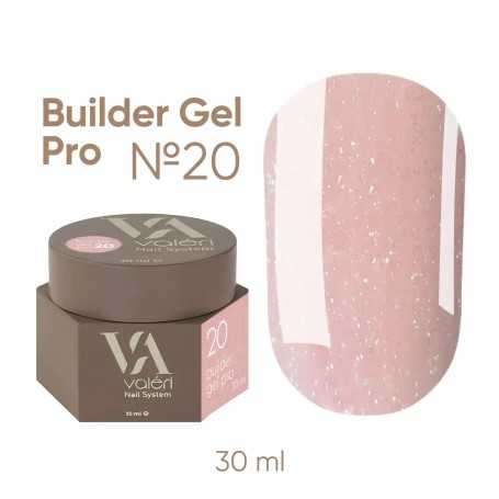 Valeri PRO nagų priauginimo gelis 30 ml 020
