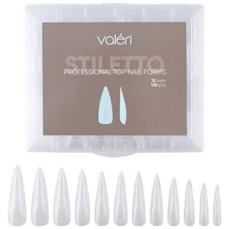 Valeri Top Nail Forms Stiletto Верхние формы стилет 120 шт