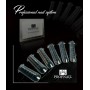PNS square-shaped upper nail extension forms, 120 pcs