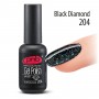PNB gel polish Black Diamond 204, 8 ml