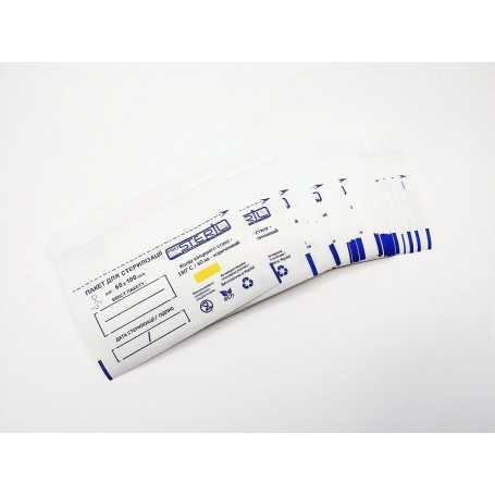 Pro Steril sterilizavimo vokai 60x100 mm, 100 vnt +INDIKATORIAI