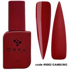 DNKA krāsainā nagu bāze (bāze) Azartspēles 002, 12 ml