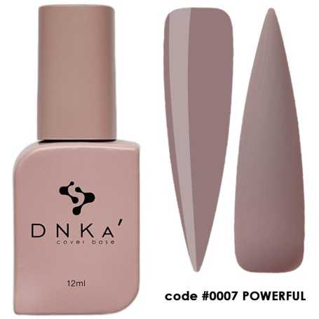 DNKA krāsaina nagu bāze (bāze) Powerful 007, 12 ml