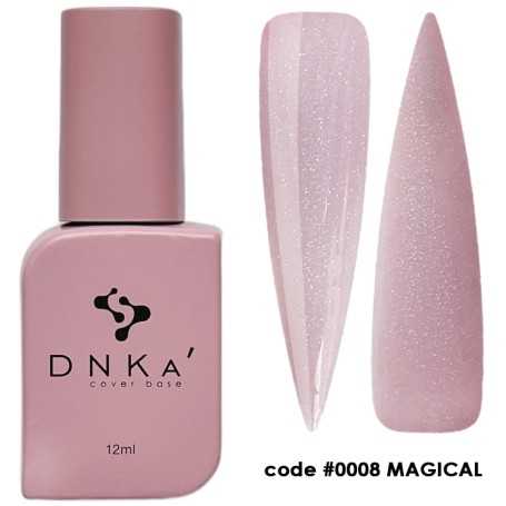 DNKA colored nail base (base) Magical 008, 12 ml