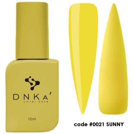 DNKA krāsainā nagu bāze (bāze) Sunny 021, 12 ml