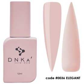 DNKA krāsainā nagu bāze (bāze) Elegant 036, 12 ml