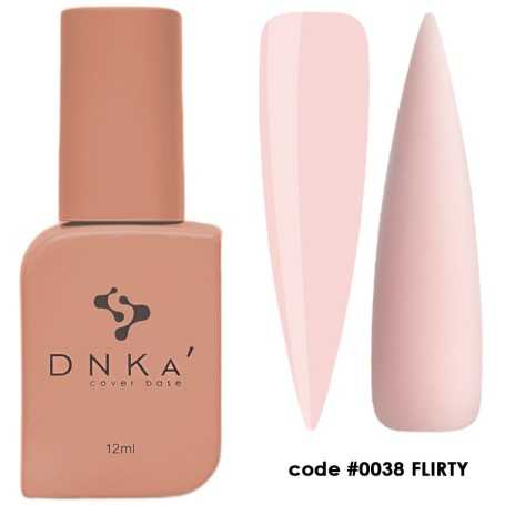 DNKA colored nail base (base) Flirty 038, 12 ml