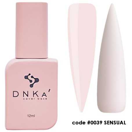 DNKA colored nail base (base) Sensual 039, 12 ml