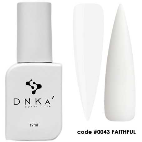 DNKA krāsainā nagu bāze (bāze) Faithful 043, 12 ml