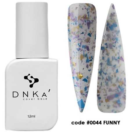 DNKA colored nail base (base) Funny 044, 12 ml