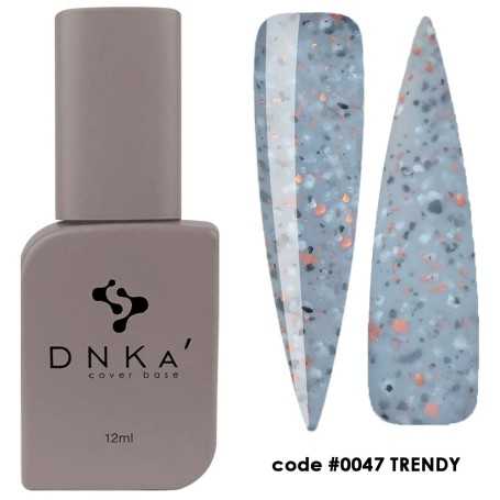 DNKA krāsaina nagu bāze (bāze) Trendy 047, 12 ml