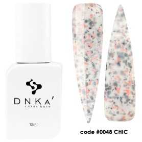 DNKA krāsainā nagu bāze (bāze) Chic 048, 12 ml
