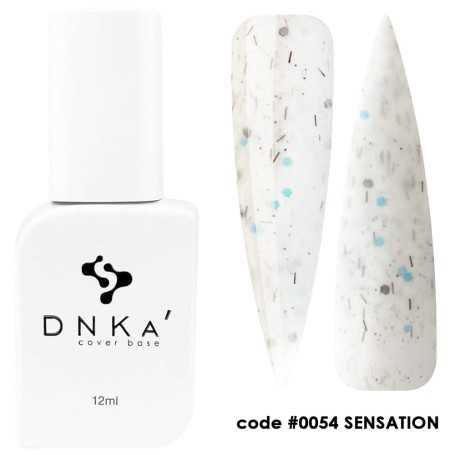 DNKA krāsainā nagu bāze (bāze) Sensation 054, 12 ml