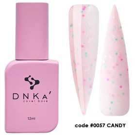DNKA krāsainā nagu bāze (bāze) Candy 057, 12 ml