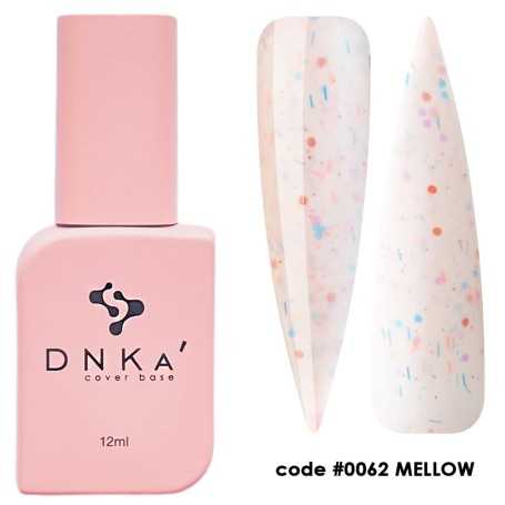 DNKA krāsainā nagu bāze (bāze) Mellow 062, 12 ml