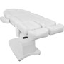 Electric beautician's chair for beauty and spa salons, white