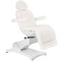Elektrinė kosmetologo kėdė su 4 varikliais AZZURRO 869A ROTARY, balta