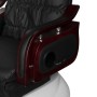 SPA pedicure chair with massage function AS-261, black/white