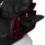 SPA pedikiūro kėdė su masažo funkcija AS-261, juoda/balta