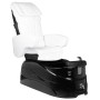 SPA pedikiūro kėdė su masažo funkcija AS-122, juoda/balta