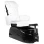 SPA pedikiūro kėdė su masažo funkcija AS-122, juoda/balta