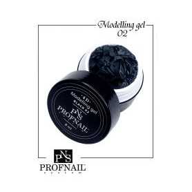PNS gēla plastilīns Black 002, 8 ml