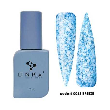 DNKA spalvotas nagų pagrindas (bazė) Breeze 0068, 12 ml
