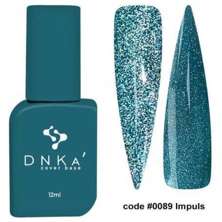 DNKA spalvotas nagų pagrindas (bazė) Impulse 089, 12 ml