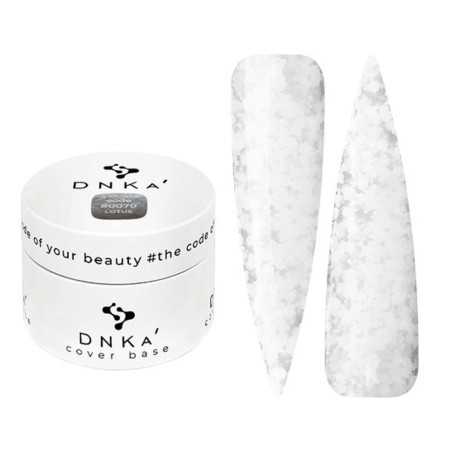 0070 DNKa Cover Base 30 ml (белый с многоугольниками)