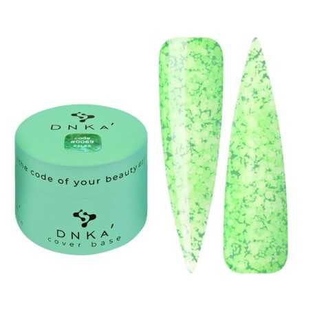 0069 DNKa Cover Base 30 ml (зелёный с многоугольниками)