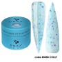 0058 DNKa Cover Base 30 ml (голубой с разноцветной поталью)