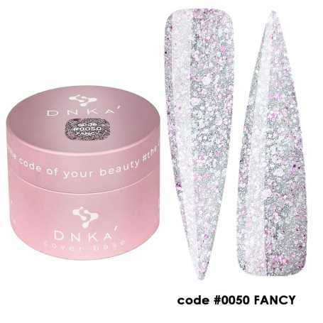 0050 DNKa Cover Base 30 ml (transparent with pink tint, reflective)
