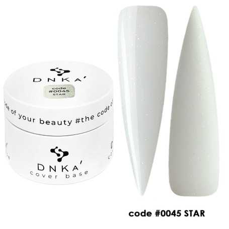 0045 DNKa dengiamasis makiažo pagrindas 30 ml (baltas su sidabriniu blizgesiu)