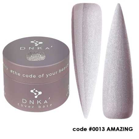 0013 DNKa Cover Base 30 ml (švelniai pilka su blizgesiu)