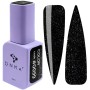 DNKa Gel Nail Polish 0099 (black with glitter), 12 ml