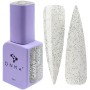 DNKa Gel Nail Polish 0095 (silver with glitter), 12 ml
